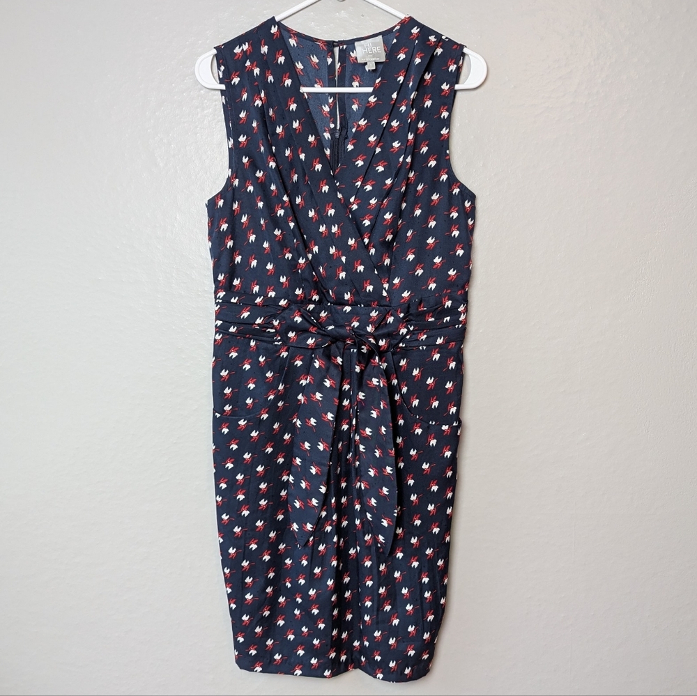Hi There Karen Walker Navy Sleeveless Dress 6